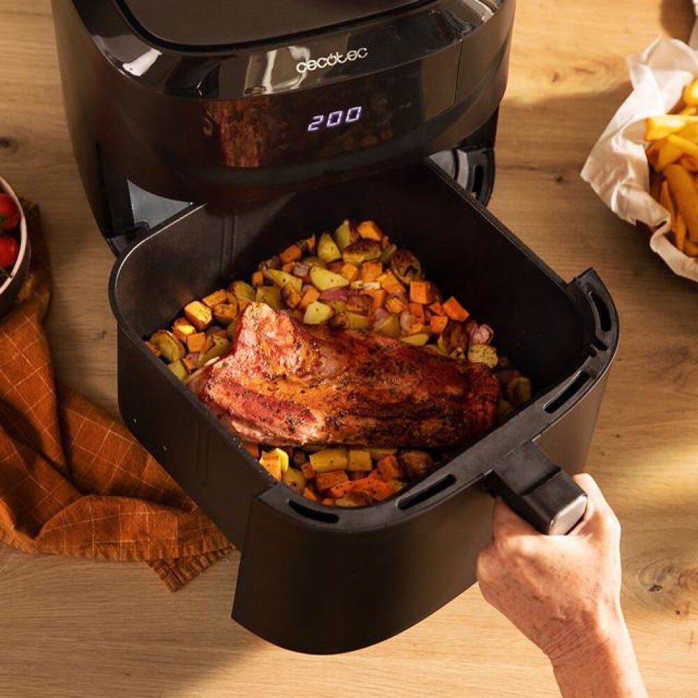 cecotec CECOFRY ABSOLUTE 7600 Friggitrice ad aria digitale da 7,6 L, 2000 W, 8 programmi di cottura.