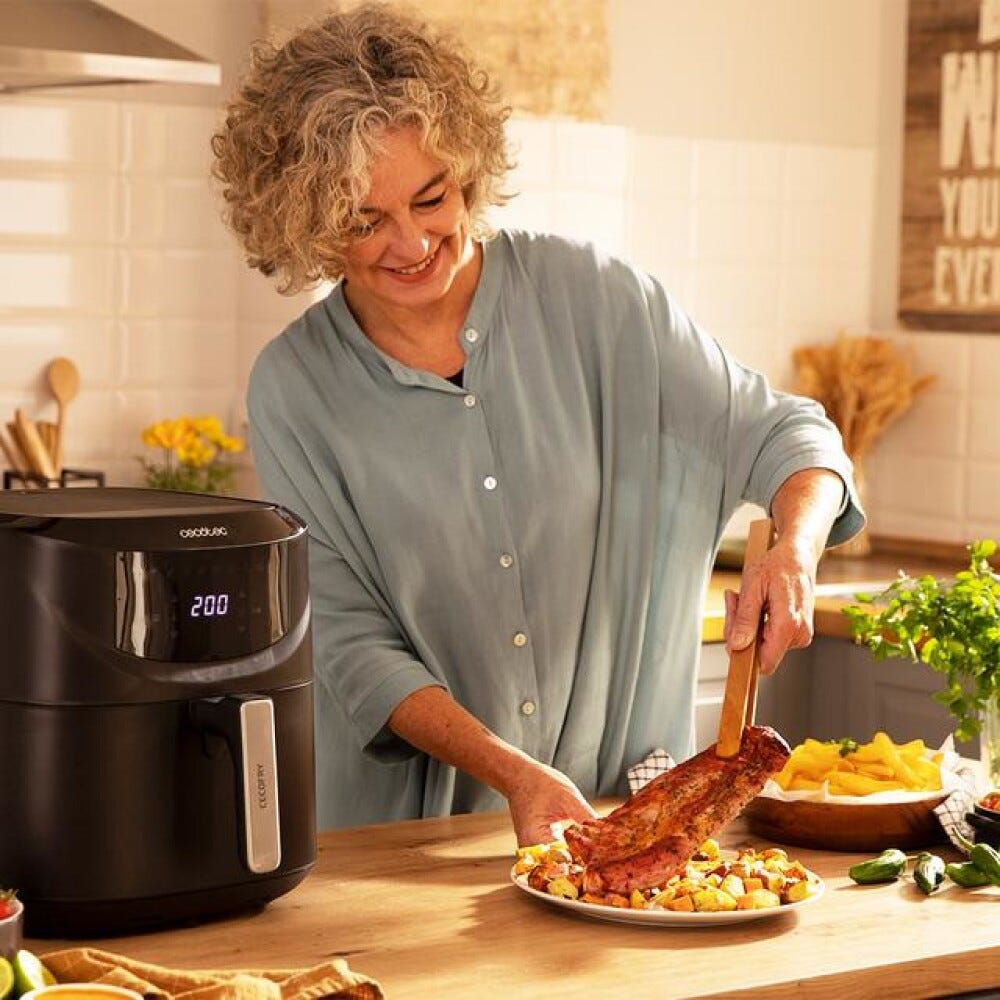 cecotec CECOFRY ABSOLUTE 7600 Friggitrice ad aria digitale da 7,6 L, 2000 W, 8 programmi di cottura.