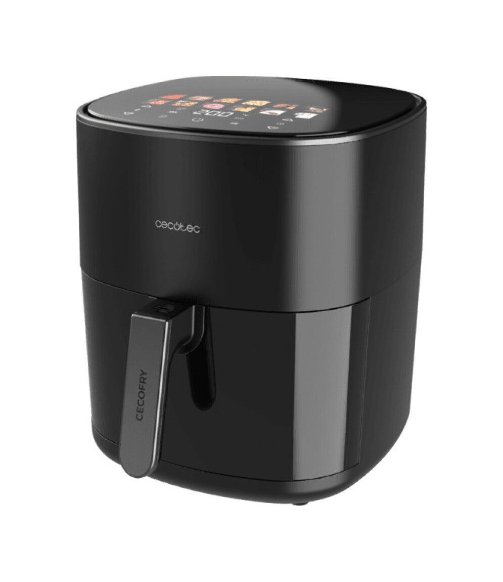 cecotec CECOFRY&GRILL DUOHEAT 6500 Friggitrice ad aria calda con tecnologia DuoHeat per una cottura uniforme e salutare.