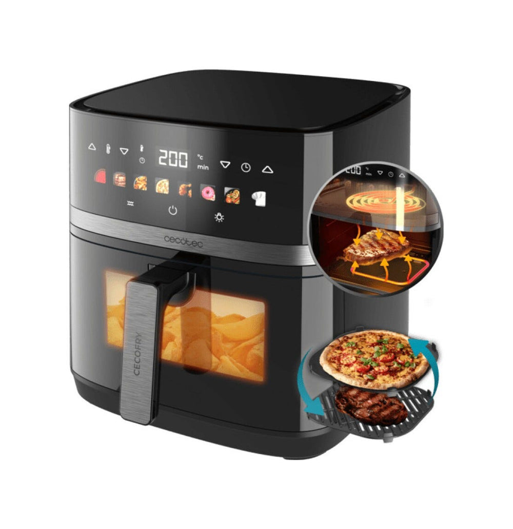 cecotec CECOFRY&GRILL DUOHEAT 8000 Friggitrice ad aria 3 in 1 per cucinare in modo sano e versatile con 8 programmi automatici.