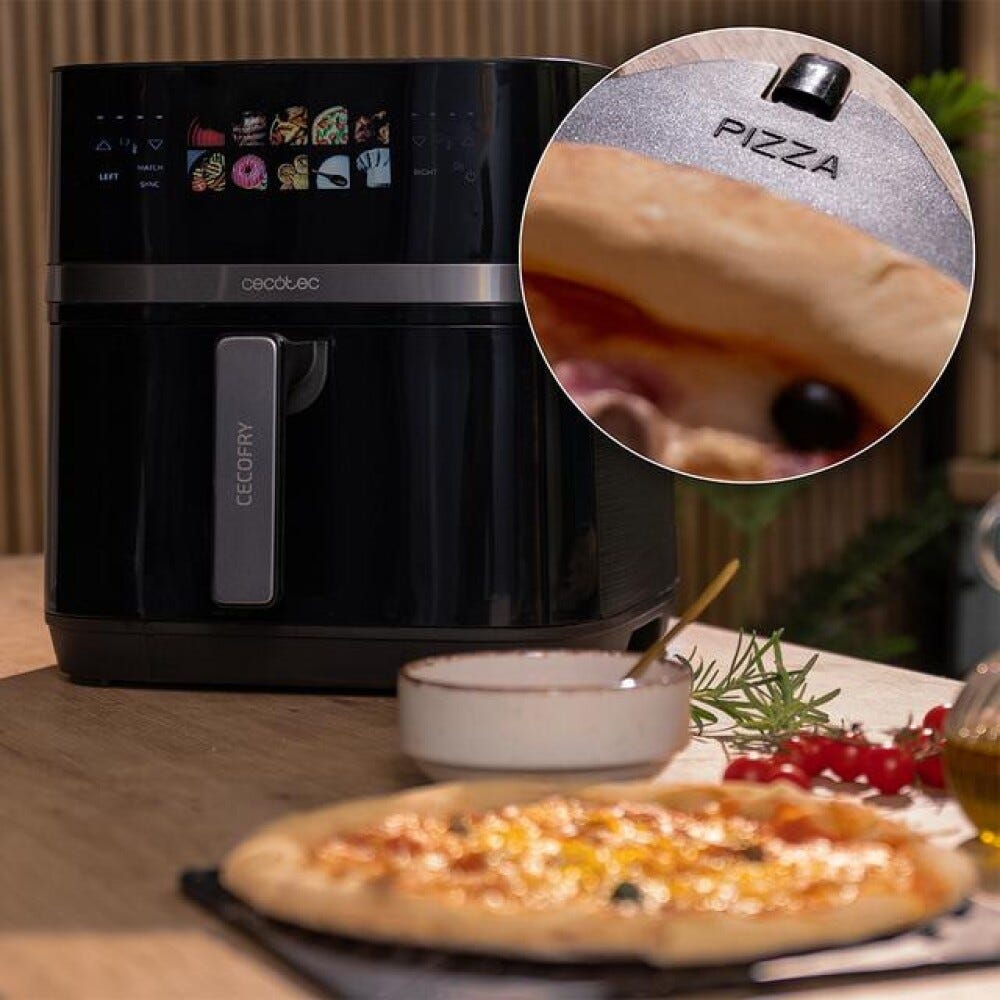 cecotec CECOFRY&GRILL DUOHEAT 8000 Friggitrice ad aria 3 in 1 per cucinare in modo sano e versatile con 8 programmi automatici.