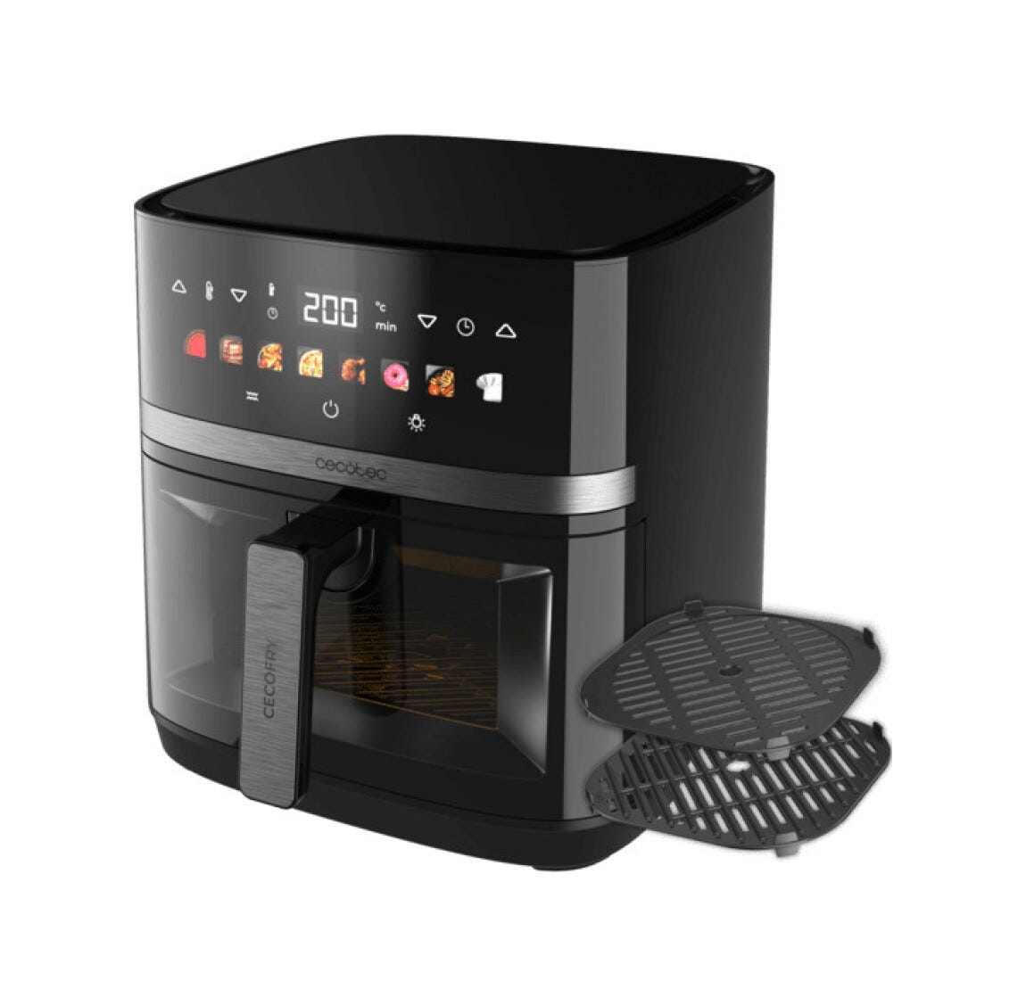 cecotec CECOFRY&GRILL DUOHEAT 8000 Friggitrice ad aria 3 in 1 per cucinare in modo sano e versatile con 8 programmi automatici.