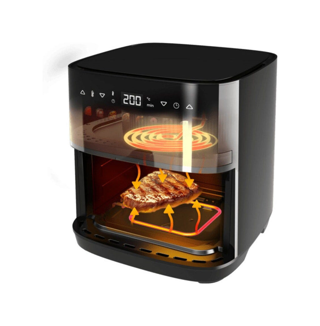 cecotec CECOFRY&GRILL DUOHEAT 8000 Friggitrice ad aria 3 in 1 per cucinare in modo sano e versatile con 8 programmi automatici.