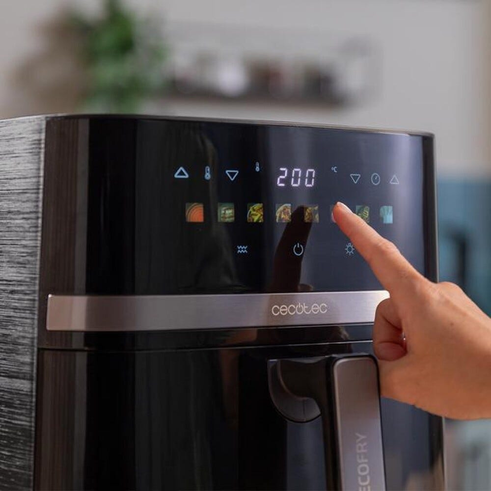 cecotec CECOFRY&GRILL DUOHEAT 8000 Friggitrice ad aria 3 in 1 per cucinare in modo sano e versatile con 8 programmi automatici.