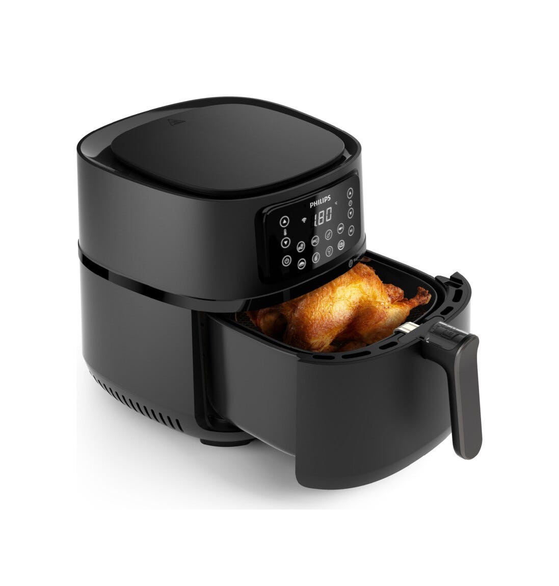 Philips HD9285/93 Friggitrice ad aria 7.2L, 16 programmi, app per ricette e accessorio teglia.