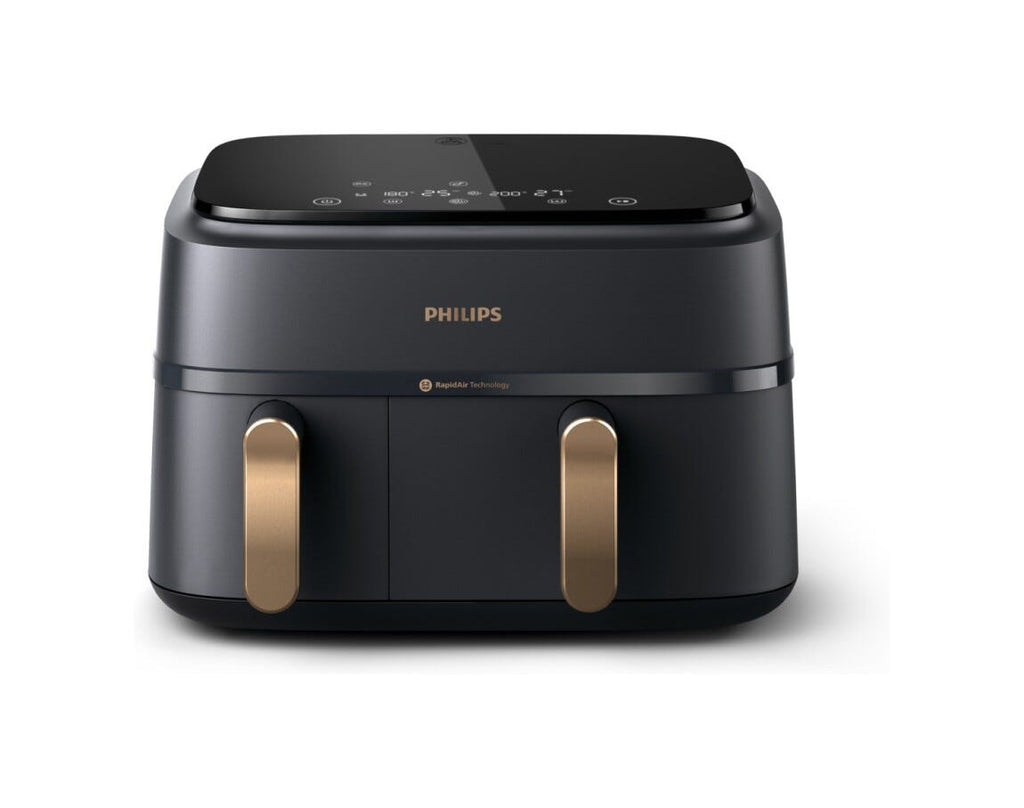 Philips NA352/00 Friggitrice ad aria con doppio cestello per una cucina sana e versatile.