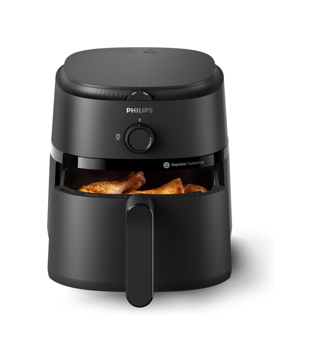 Philips NA120/00 Friggitrice ad aria 12 in 1 con tecnologia RapidAir per piatti salutari e croccanti.