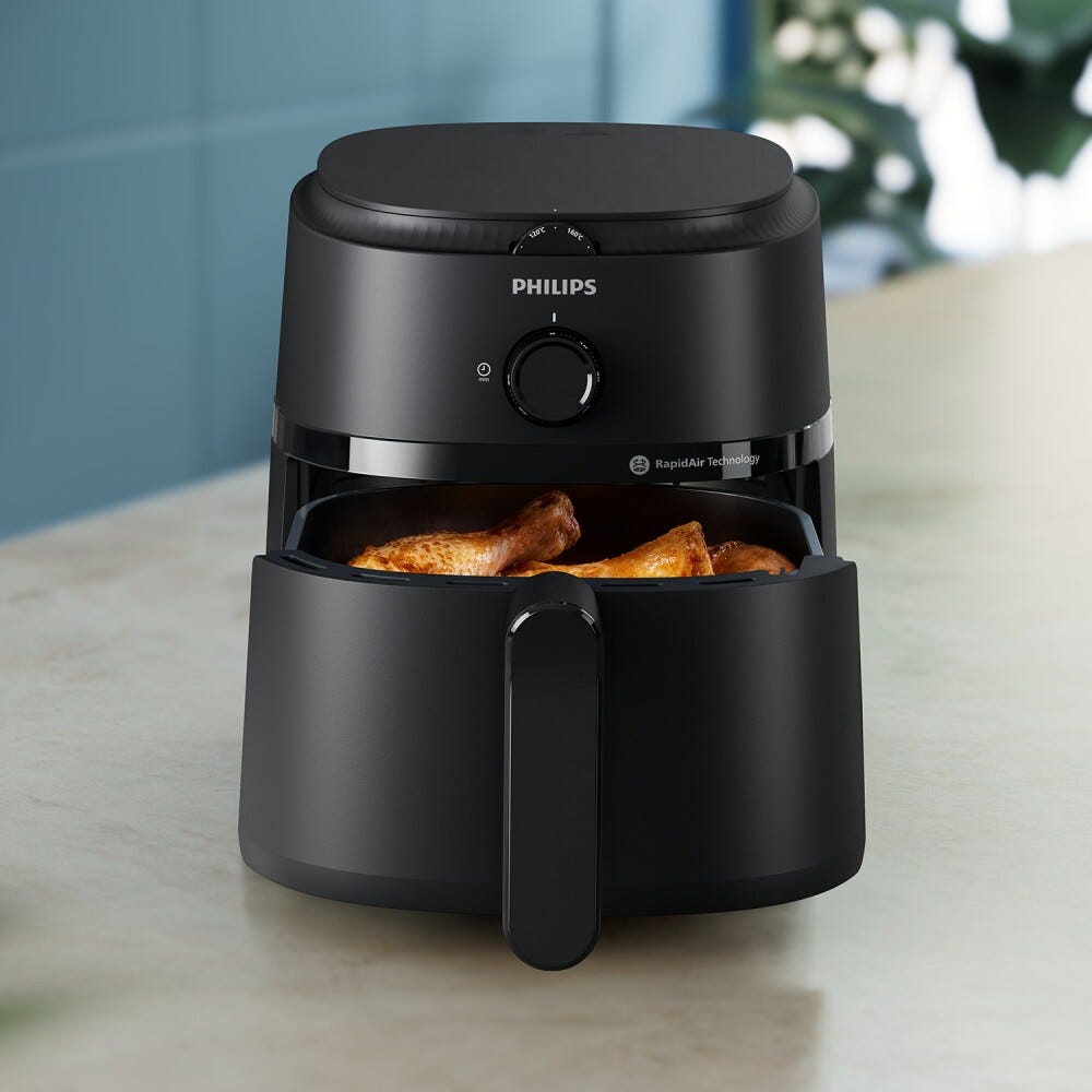 Philips NA120/00 Friggitrice ad aria 12 in 1 con tecnologia RapidAir per piatti salutari e croccanti.