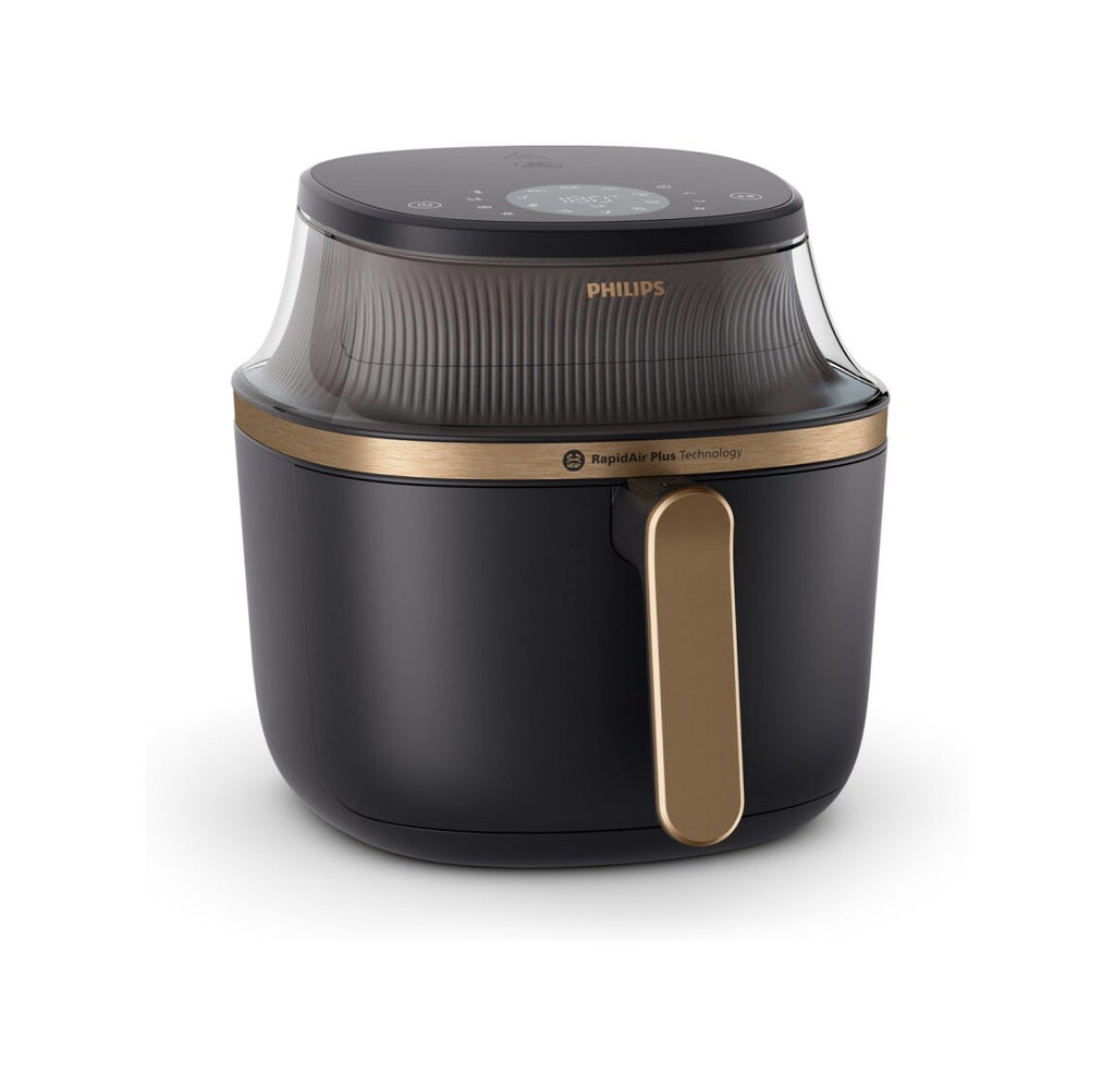 Philips NA332/00 Friggitrice ad aria 6.2L con 16 funzioni e tecnologia RapidAir Plus per una cottura uniforme.