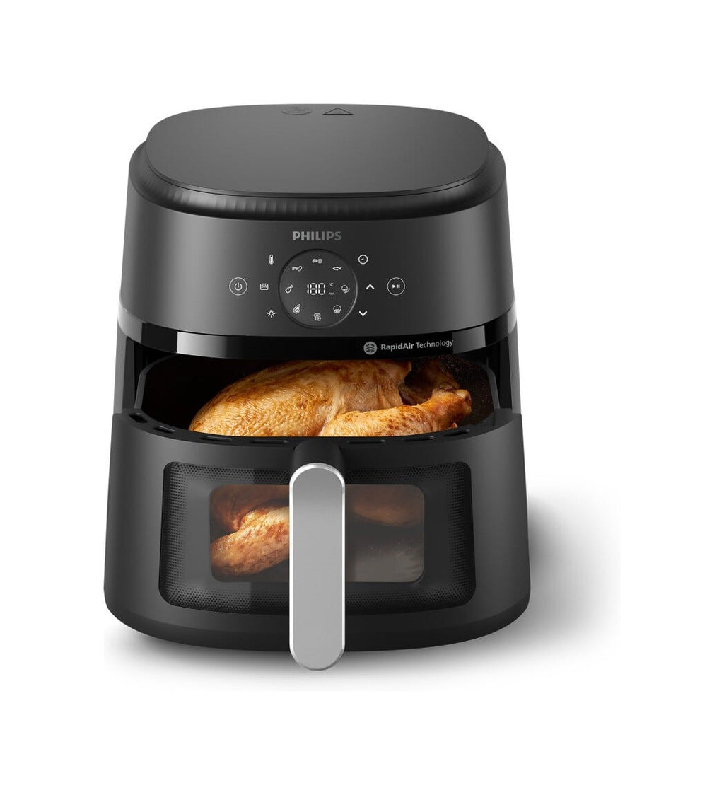 Philips NA231/00 Friggitrice ad aria 6.2L con 13 programmi di cottura e tecnologia RapidAir per risultati croccanti.