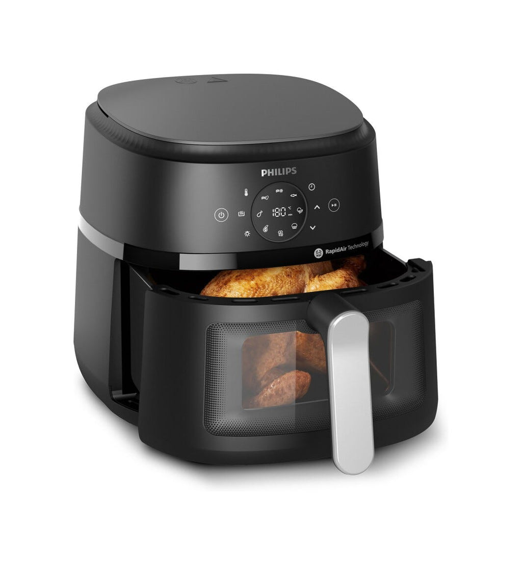 Philips NA231/00 Friggitrice ad aria 6.2L con 13 programmi di cottura e tecnologia RapidAir per risultati croccanti.