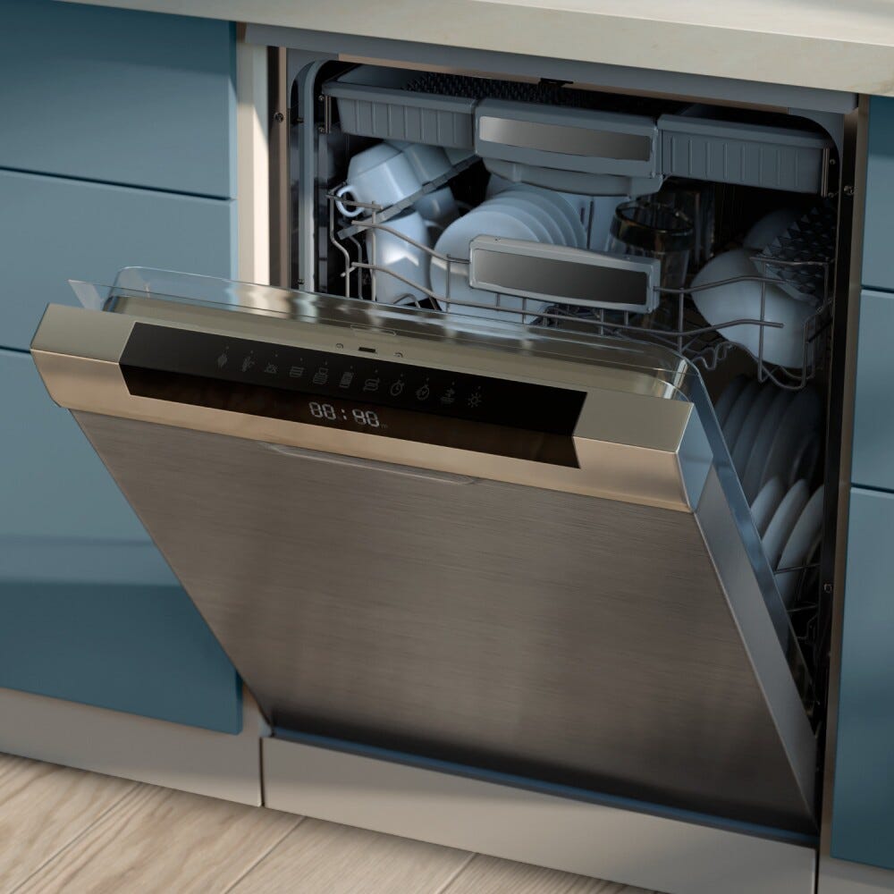 Philips NA150/00 Friggitrice ad aria con doppio cestello da 7.1L e 10 metodi di cottura.