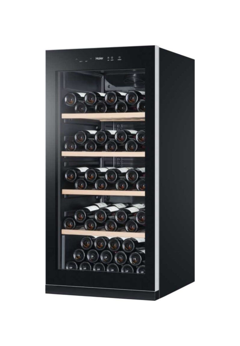 Haier HWS116GAE Serie 3 Cantina vino cm. 60, capacità 116 bottiglie, nero