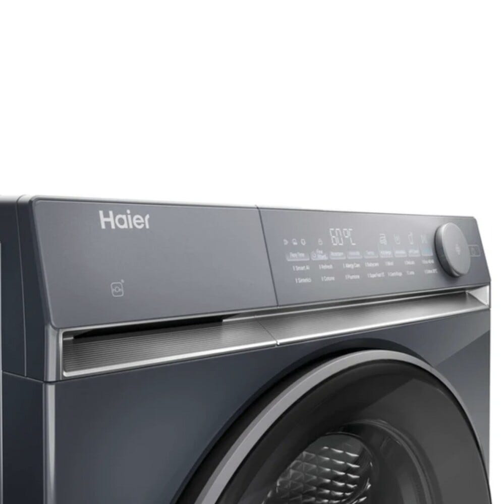 Haier HW100-B14367GU1 X Serie 7 Lavatrice cm. 60, capacità 10 kg, 1400 giri, motore Direct Motion, antracite