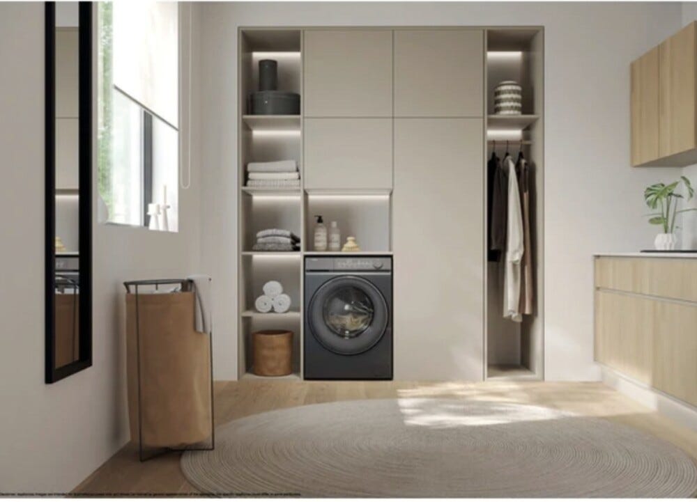 Haier HW100-B14367GU1 X Serie 7 Lavatrice cm. 60, capacità 10 kg, 1400 giri, motore Direct Motion, antracite