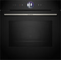 Bosch HMG7361B1 serie 8 Forno combinato microonde cm. 60, 67 litri, pulizia con idrolisi e home connect con assistente alla cottura, nero