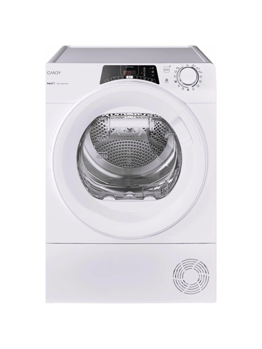 Candy RO EH9N2TE-S RapidÓ Asciugatrice 9 kg, pompa di calore, Wi-Fi/Bluetooth, classe D