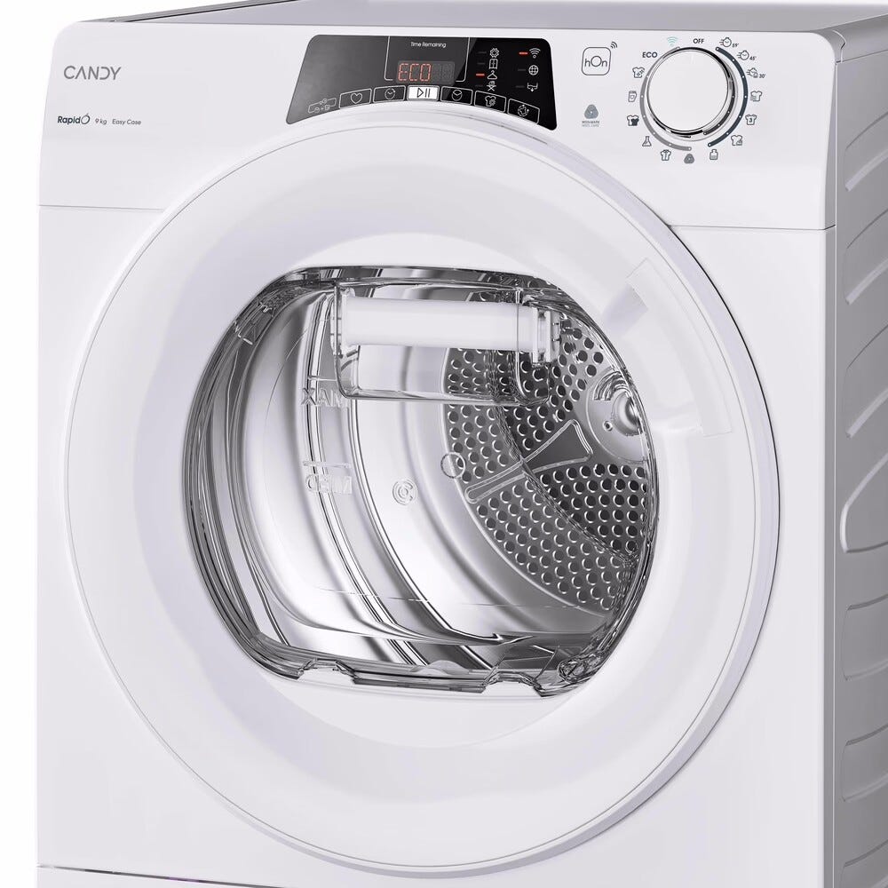 Candy RO EH9N2TE-S RapidÓ Asciugatrice 9 kg, pompa di calore, Wi-Fi/Bluetooth, classe D