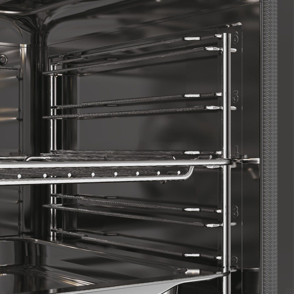 Candy CA6 N3B3YTX1 New Moderna Forno elettrico pirolitico 78 L, Multifunzione, Wi‑Fi + Bluetooth, Classe A++, inox