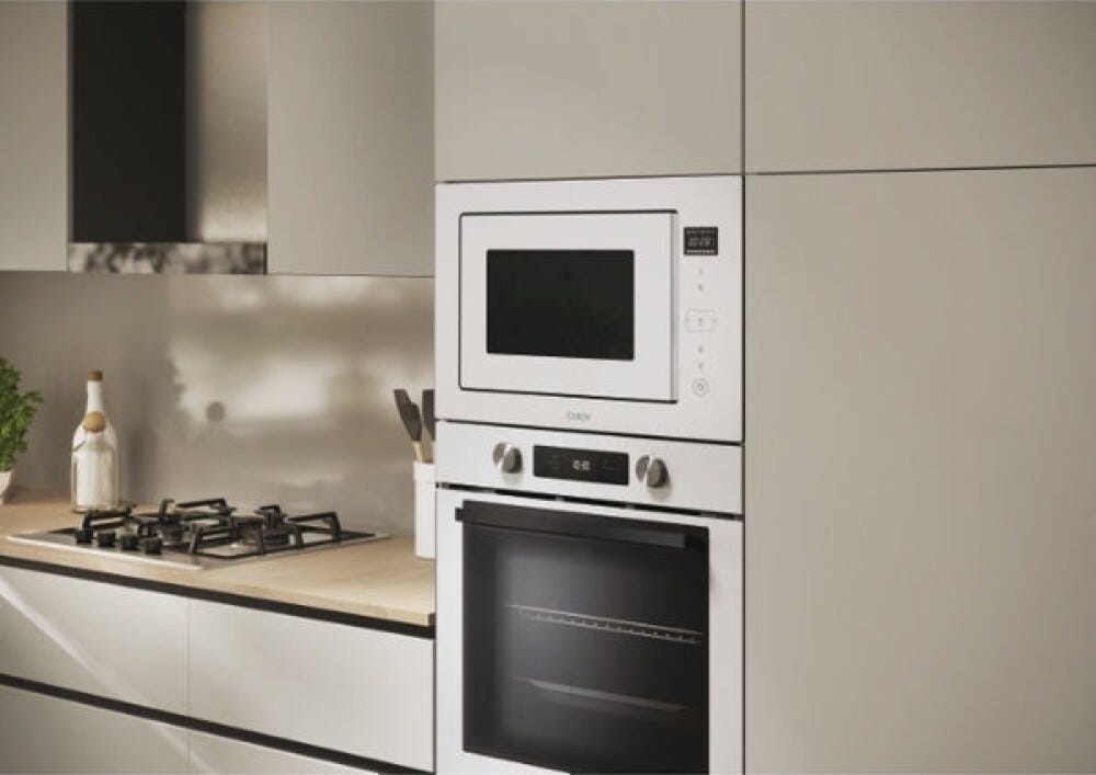 Candy CA38MWN7NW Moderna Forno a microonde da incasso, 28 L, 900 W, touch, bianco