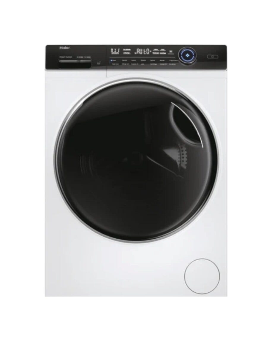 Haier HW120-B14979NEU1 I-Pro Serie 7 Plus Lavatrice cm. 60, capacità 12 kg, 1400 rpm, Direct Motion, 14 programmi, App hOn, bianco