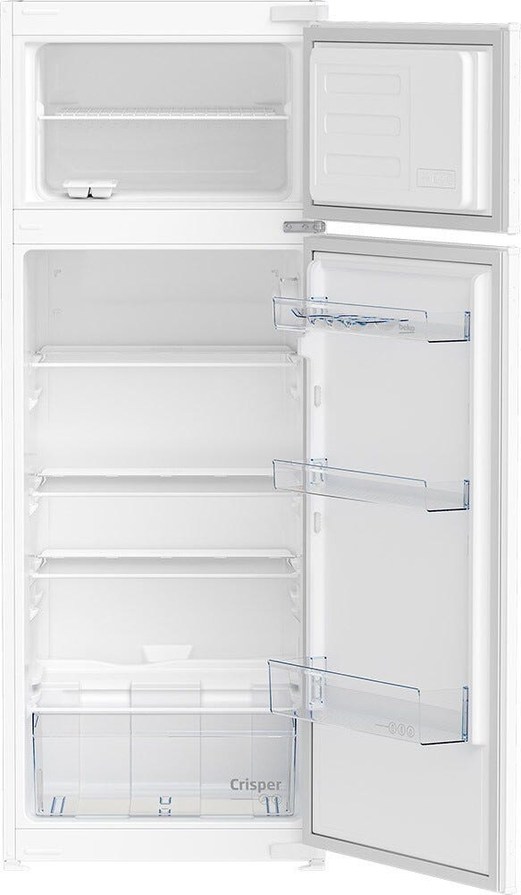Beko BDSA250K4SN Frigorifero da incasso cm. 54, capacità 220 L, Statico, Classe E