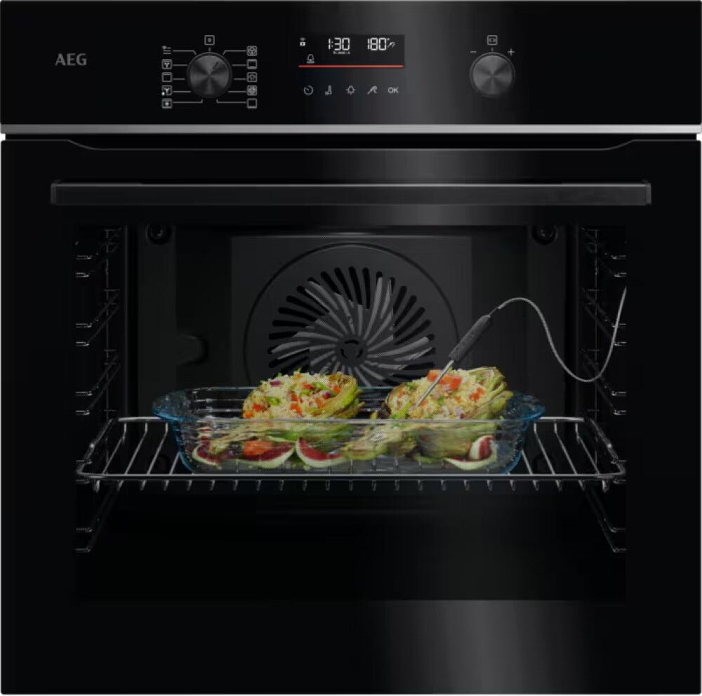 AEG TA5PB531AB serie 5000 SurroundCook Forno elettrico multifunzione, cm. 60, capacità 71 L, SurroundCook, SteamBake, pulizia pirolitica, nero