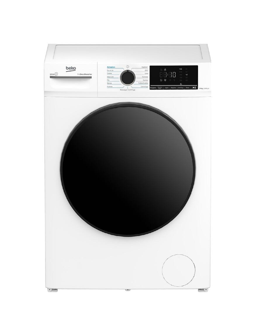 Beko BMDSC7545B Lavasciuga cm. 60, lavaggio 7 kg, asciugatura 5 kg, 1400 giri, classe energetica D, bianco