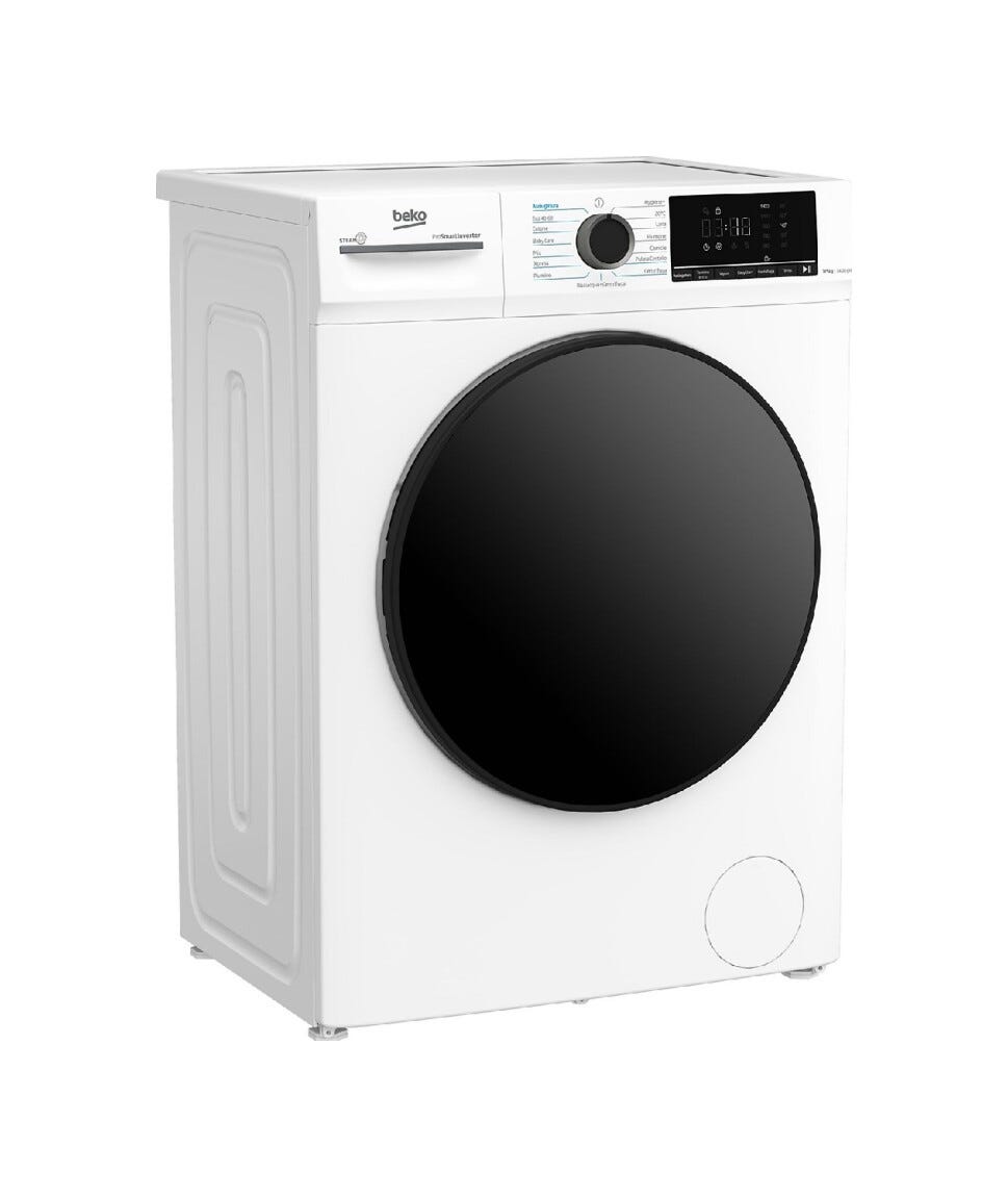 Beko BMDSC7545B Lavasciuga cm. 60, lavaggio 7 kg, asciugatura 5 kg, 1400 giri, classe energetica D, bianco