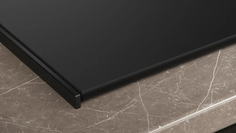 Siemens EX87BNX68E iQ700 Piano cottura a induzione con cappa integrata, 82 cm, Matt Edition, Home Connect, nero opaco