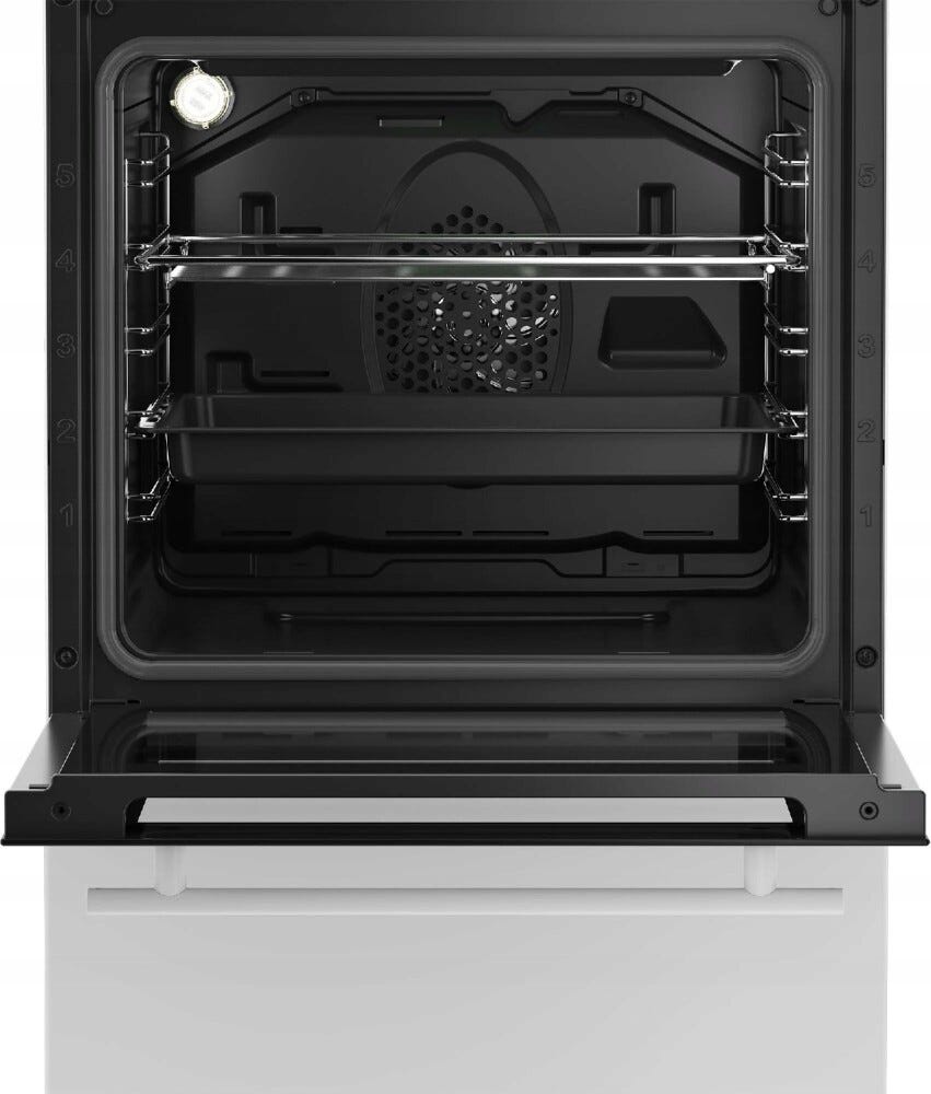 Beko FSM51339DWDS Cucina da accosto cm. 50, piano cottura a gas, forno elettrico ventilato, bianco