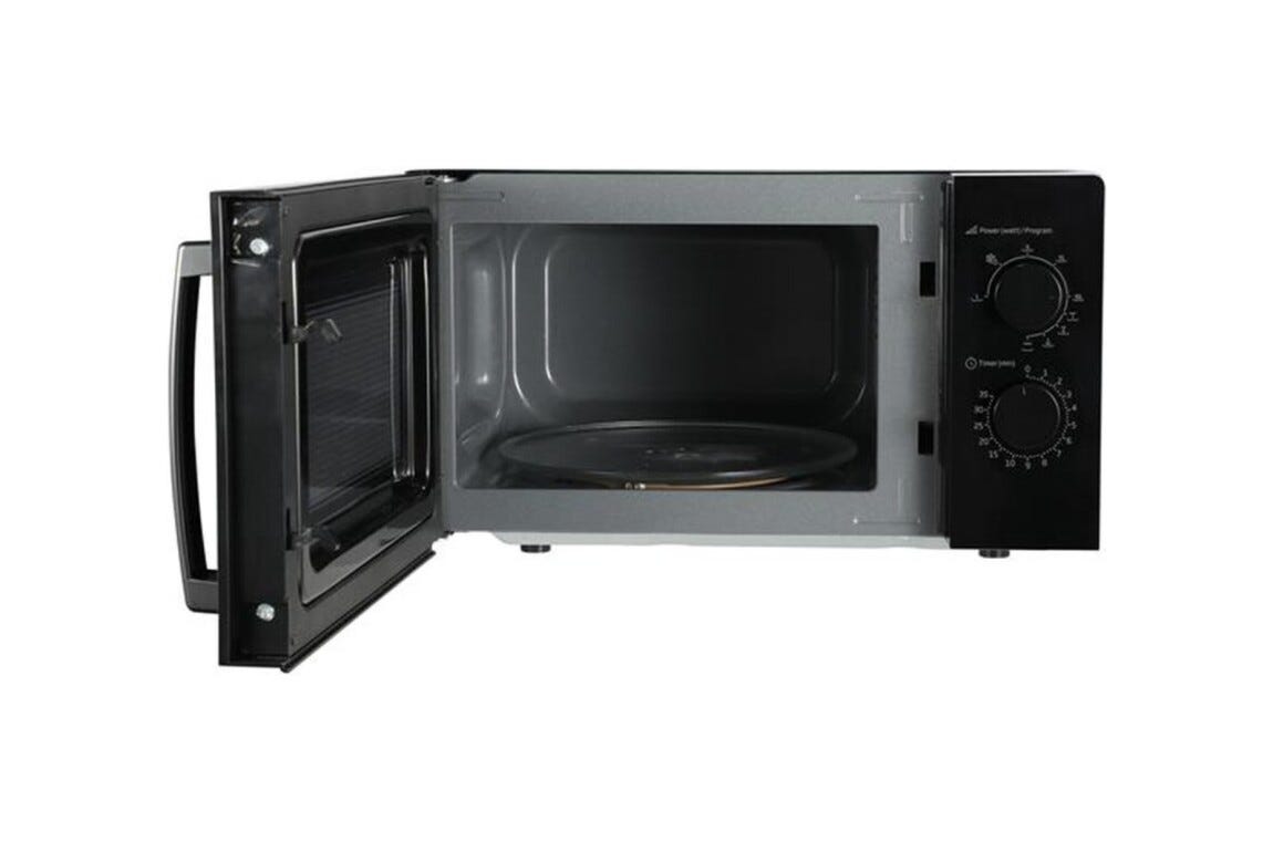 Beko MGC20100B1 Forno a microonde con grill cm. 46, capacità 20 litri, comandi meccanici, nero