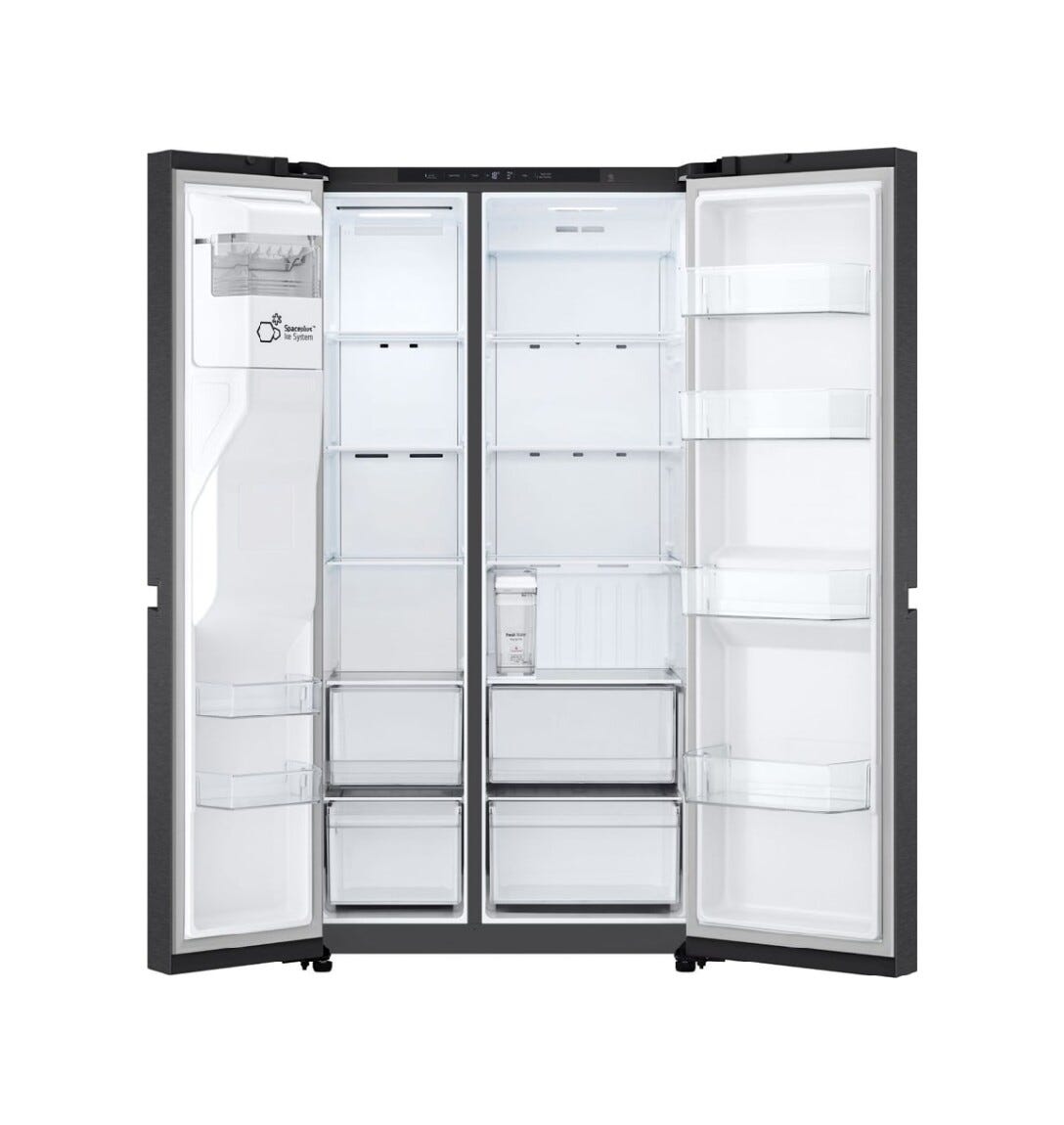 LG GSLC41EPPE Frigorifero con congelatore side by side, cm 91, h 179, lt 641, essence matte black