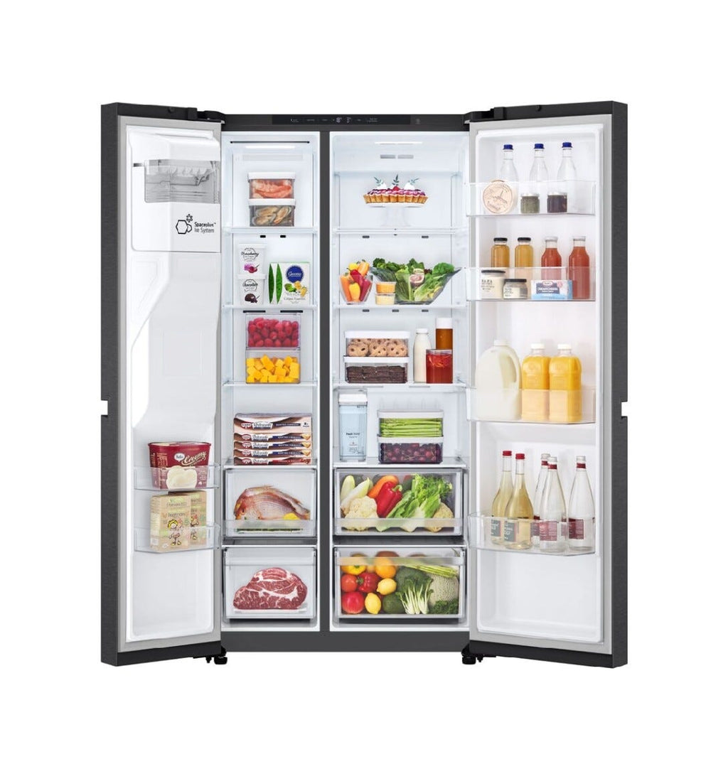 LG GSLC41EPPE Frigorifero con congelatore side by side, cm 91, h 179, lt 641, essence matte black