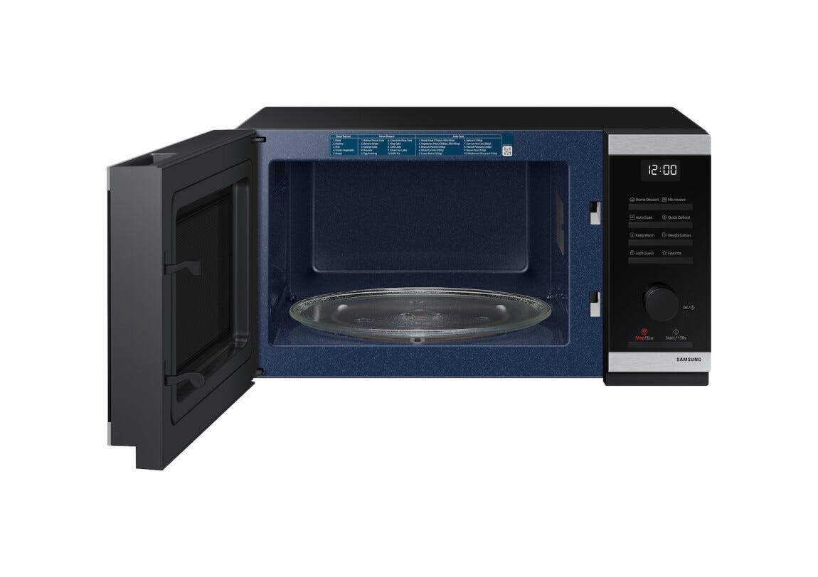 Samsung MS23DG4504ATE1 Forno a microonde 23 L, 800 W, 6 livelli di potenza, nero