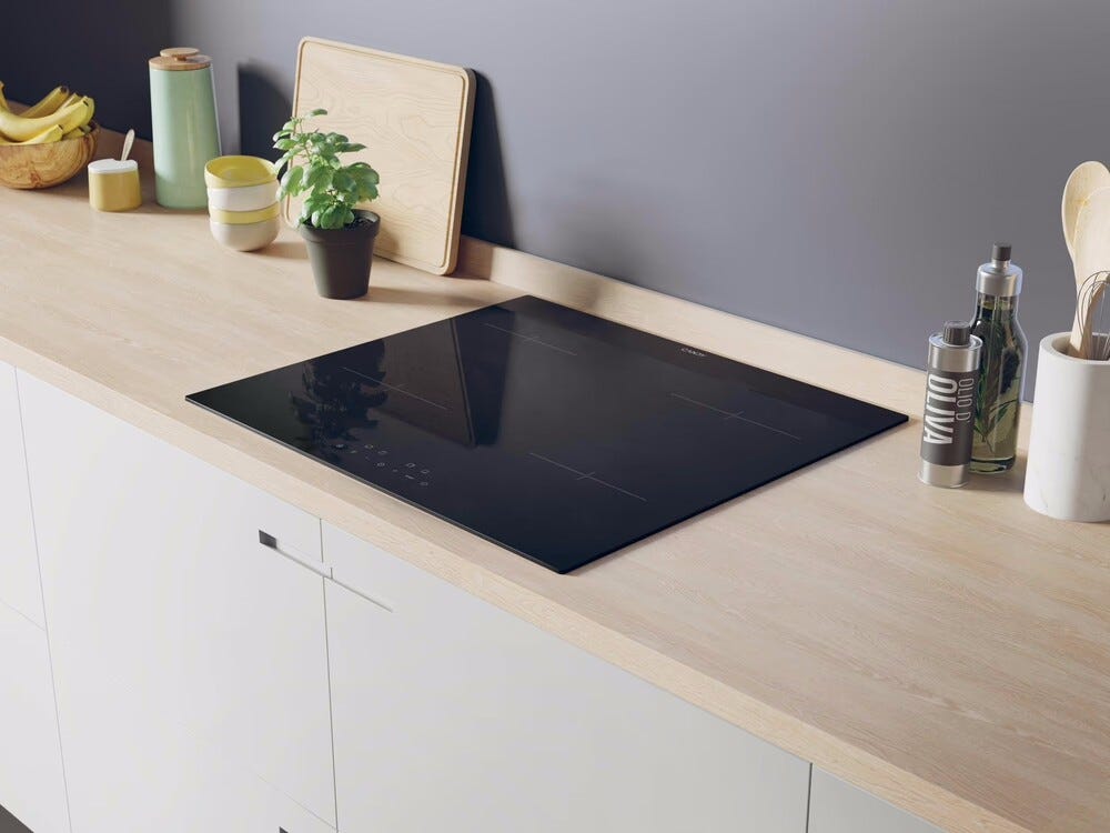 Candy CI642CA Piano cottura a induzione 4 zone, Power Management, controllo touch, vetroceramica nero