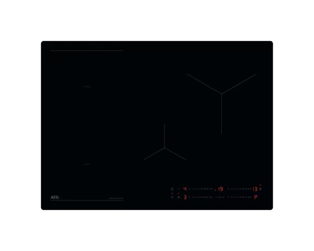 AEG OIO74B00IB serie 6000 Piano cottura a induzione, cm. 70, 4 zone, FlexInduction, Hob²Hood, vetro nero