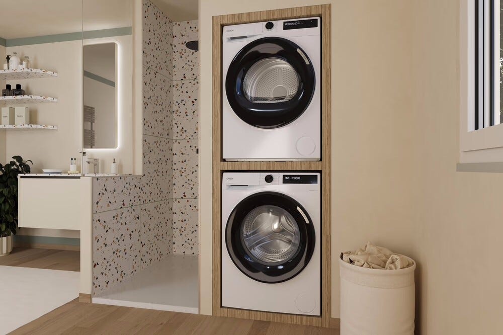 Candy BRS8N2BX-S ProDry 500 Asciugatrice 8 kg, pompa di calore, connettività Wi‑Fi/Bluetooth, Classe D, bianco