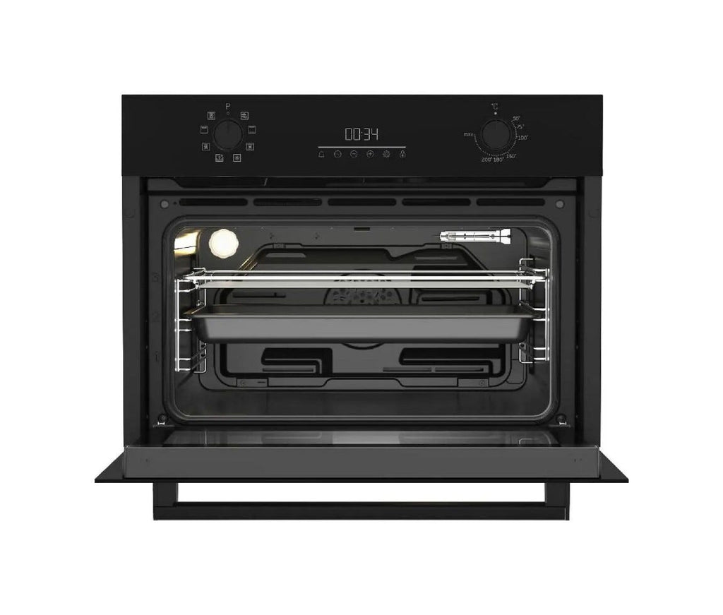 Beko BBCM13300B Forno a microonde da incasso con grill cm. 60, capacità 22 litri, comandi meccanici, nero