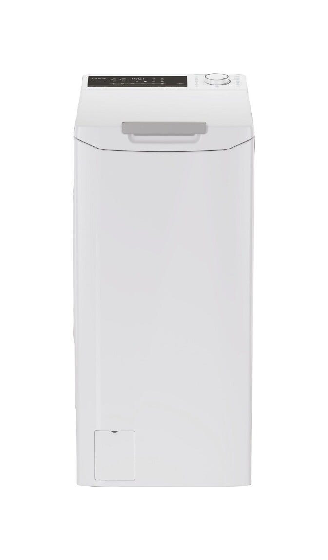 Candy TCA274TM5-S ProWash 500 Lavatrice a carica dall’alto 7 kg, 1200 RPM, motore Inverter, Classe A, bianco