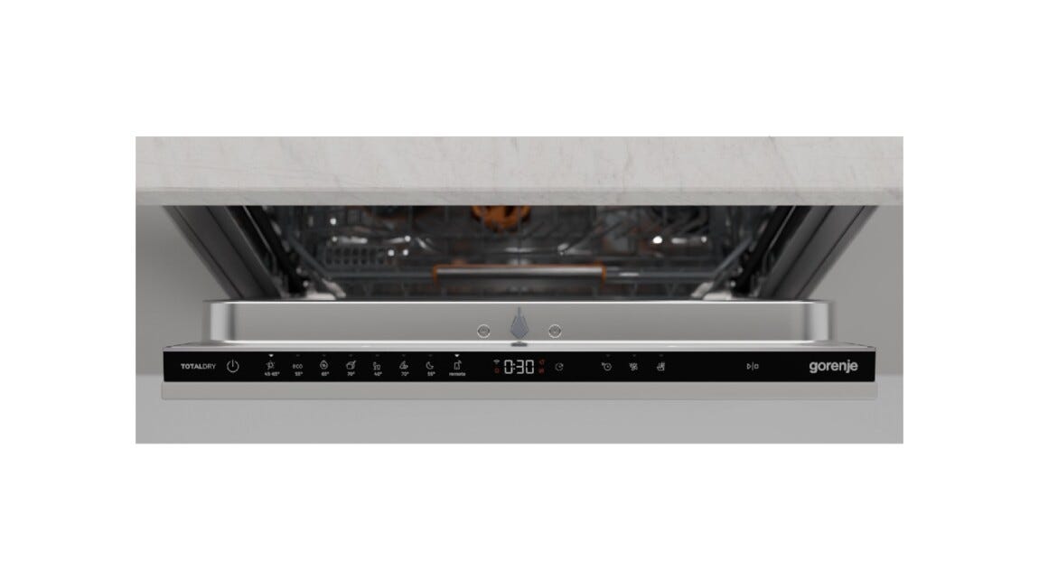 Gorenje GV693A65AD G600 Lavastoviglie da incasso cm. 60, 16 coperti, 8 programmi, TotalDry, SuperSilent
