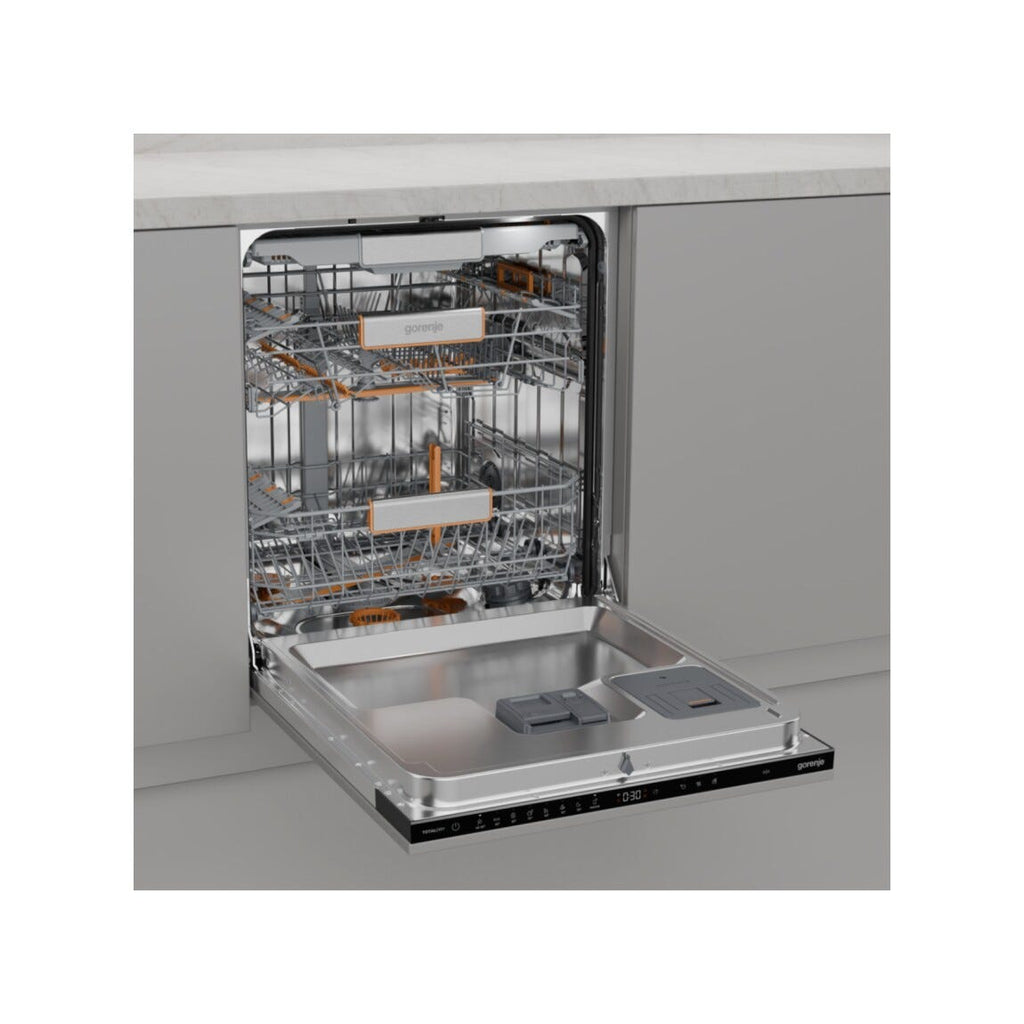 Gorenje GV693A65AD G600 Lavastoviglie da incasso cm. 60, 16 coperti, 8 programmi, TotalDry, SuperSilent