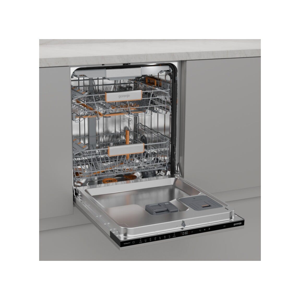 Gorenje GV693A65AD G600 Lavastoviglie da incasso cm. 60, 16 coperti, 8 programmi, TotalDry, SuperSilent