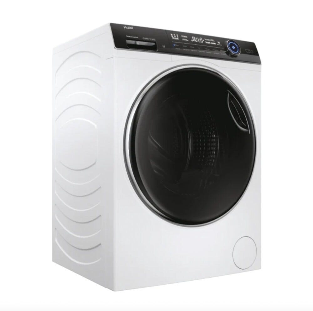 Haier HWD100-B14979UIT I-Pro Serie 7 Plus Lavasciuga cm. 60, lavaggio 10 kg, asciugatura 6 kg, 1400 giri, Direct Motion, Smart AI, Refresh a vapore, bianco