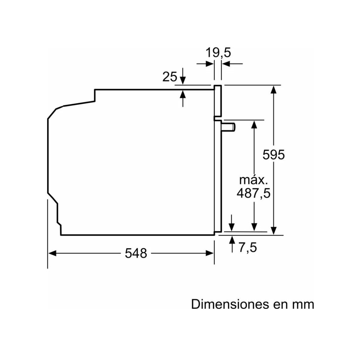 Siemens HB537GES3 iQ500 Forno da incasso, 60 cm, cookControl10, Classe A+, inox