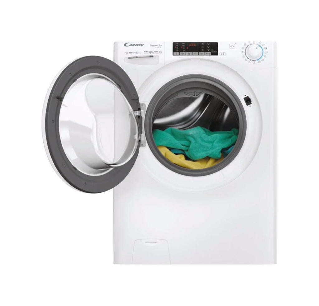 Candy CO 474TWM6/1-S Lavatrice 7 kg, 1400 RPM, Classe A, Wi‑Fi + Bluetooth, bianco