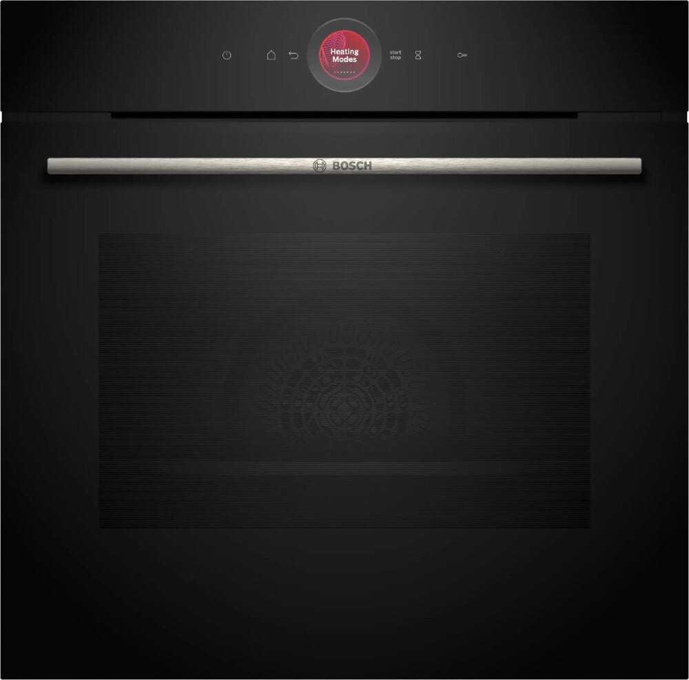 Bosch HBG774KB1 serie 8 Forno elettrico da incasso cm. 60, 71 litri, pirolisi, anello di controllo digitale, classe A+, nero