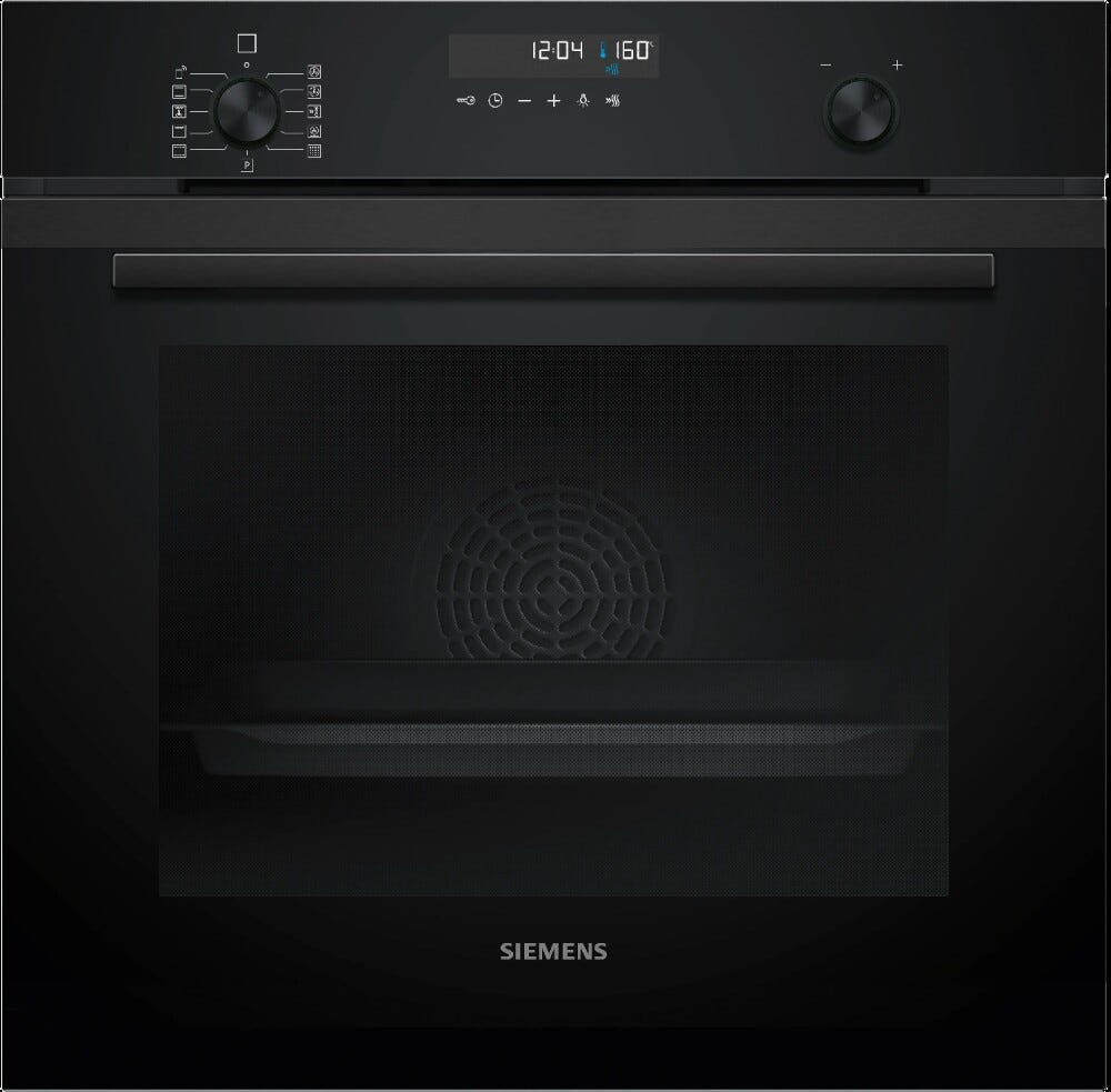 Siemens HB278GEB7F iQ500 Forno da incasso 59 cm, 71 L, pirolitico, activeClean pirolitica, Home Connect, inox nero