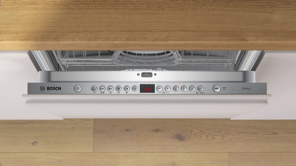 Bosch SME26EX00E Serie 2 Lavastoviglie integrata totale, 60 cm, Cerniere Sliding VarioHinge