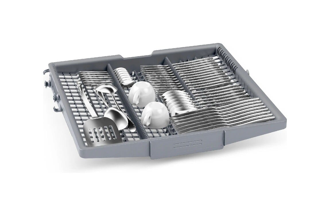 Bosch SME26EX00E Serie 2 Lavastoviglie integrata totale, 60 cm, Cerniere Sliding VarioHinge